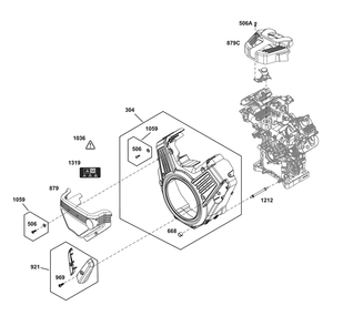 Blower Housing Group Diagram and Parts List for 61G277-0017-J1 400000 - 699999 Briggs and Stratton Engine